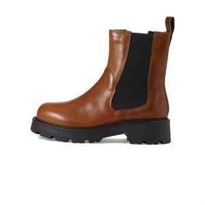 Vagabond Shoemaker Cosmo 2.0 Leather Chelsea Boots - Cognac - Size 7 US/ 37 EU